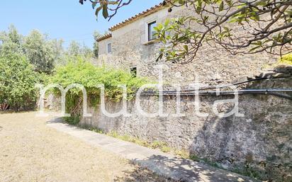 Exterior view of Country house for sale in Bigues i Riells  with Terrace and Swimming Pool