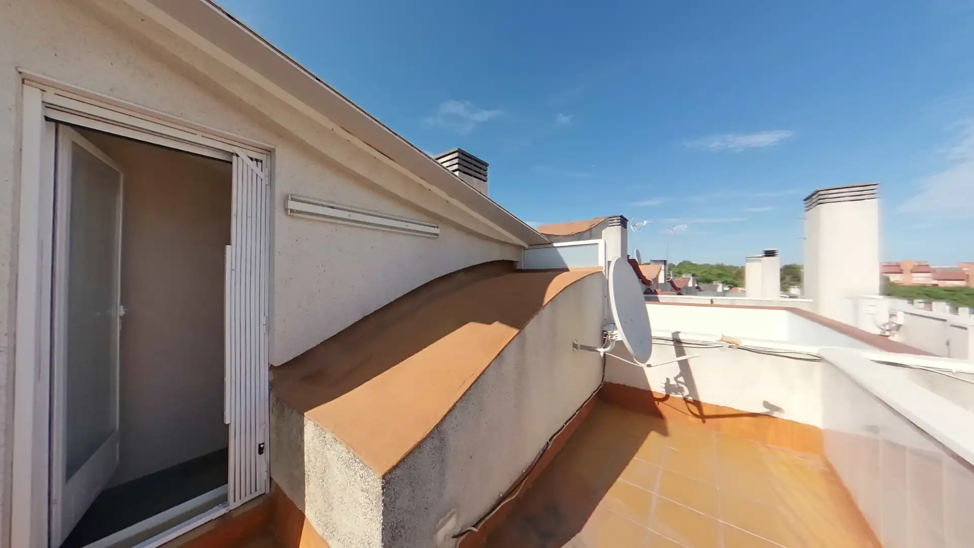 Balcony of Houses for sale in Sabadell  with Air Conditioner, Heating and Private garden
