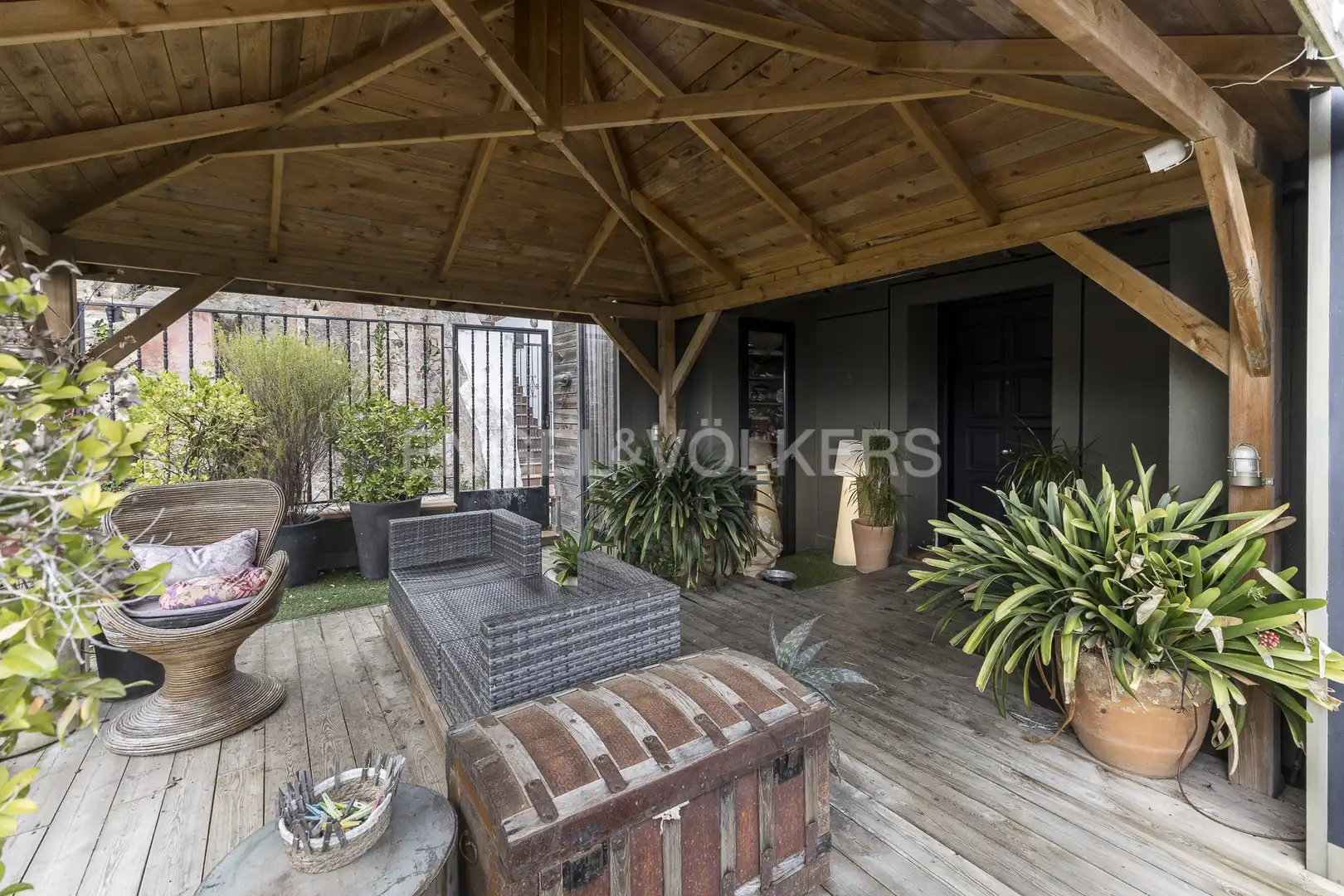 Terraza de Casa o chalet en venta en Barcelona con Aire acondicionado, Calefacción y Jardín privado