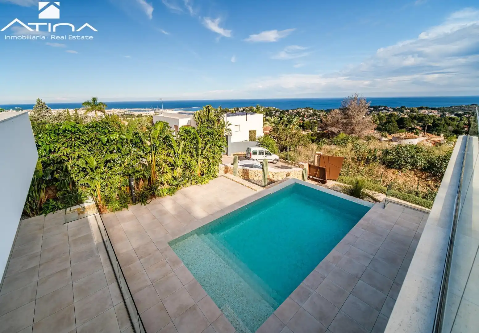 Swimming pool of Houses for sale in Dénia  with Air Conditioner, Terrace and Storage room