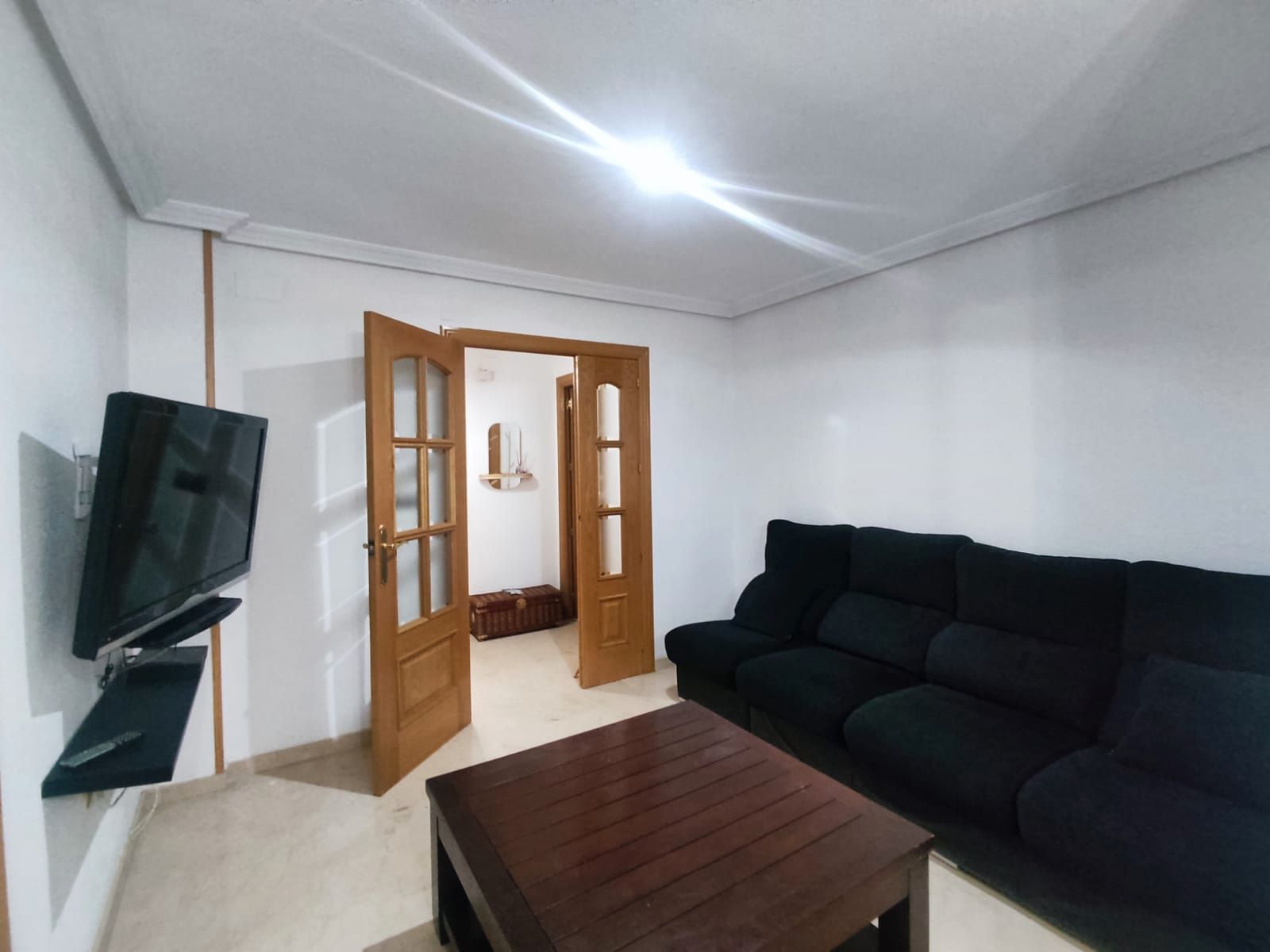 Living room of Flat to share in  Jaén Capital  with Air Conditioner and Furnished