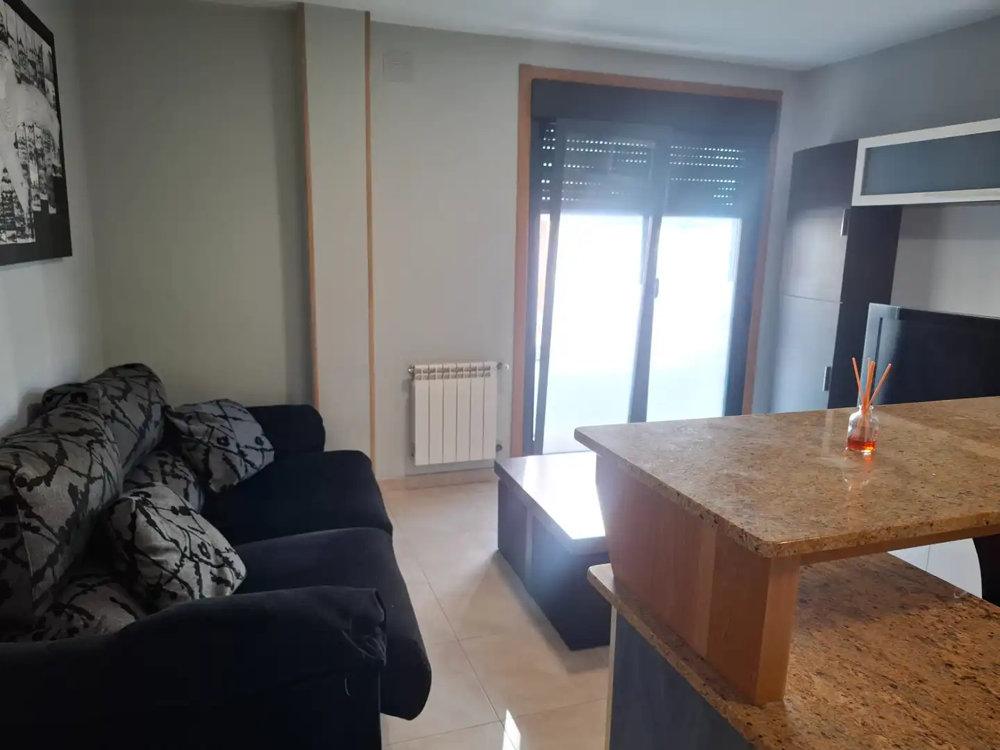 Sala de estar de Piso en venta en Burela con Calefacción y Amueblado