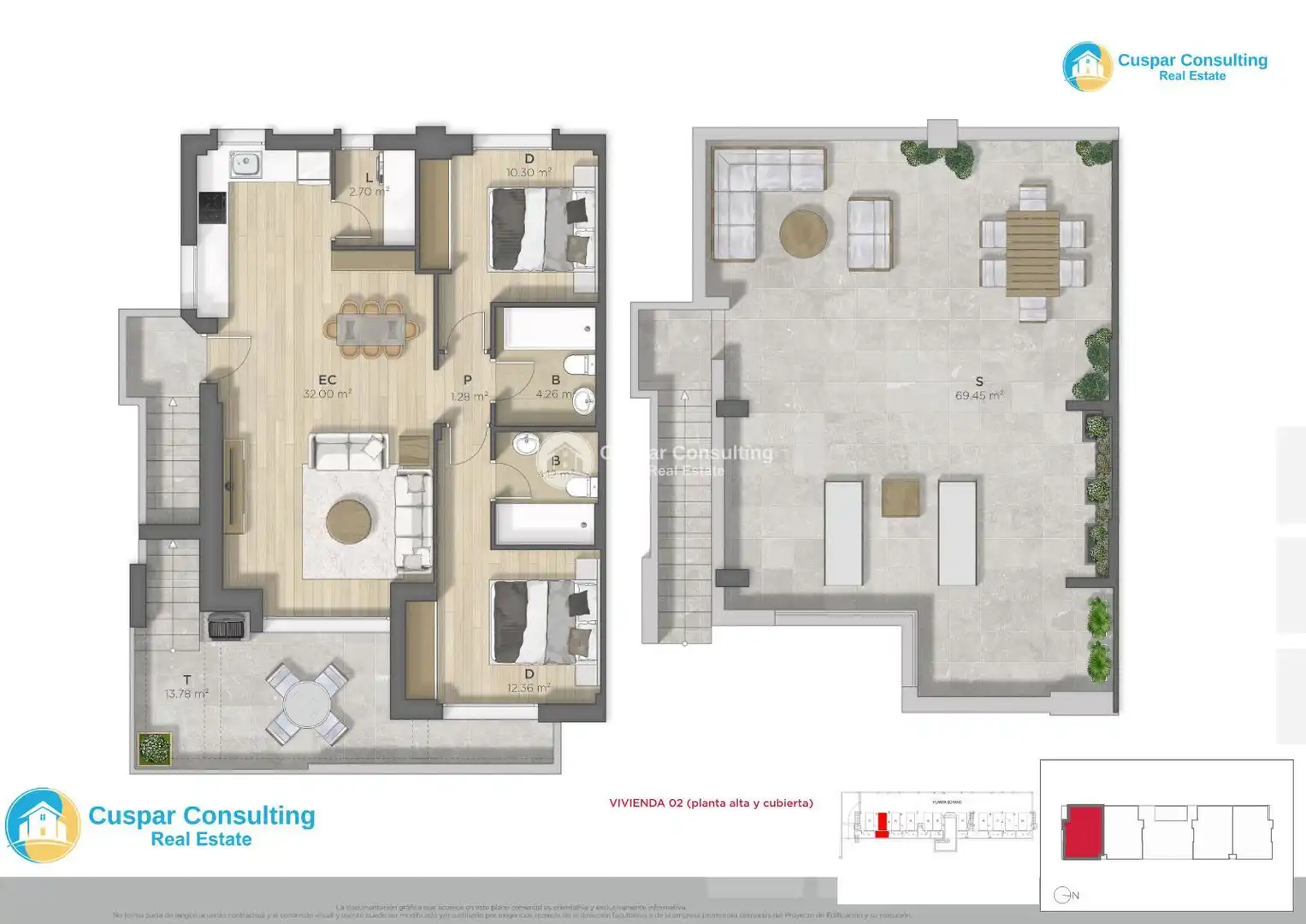 Apartamento en venta en Cartagena con Aire acondicionado, Calefacción y Jardín privado