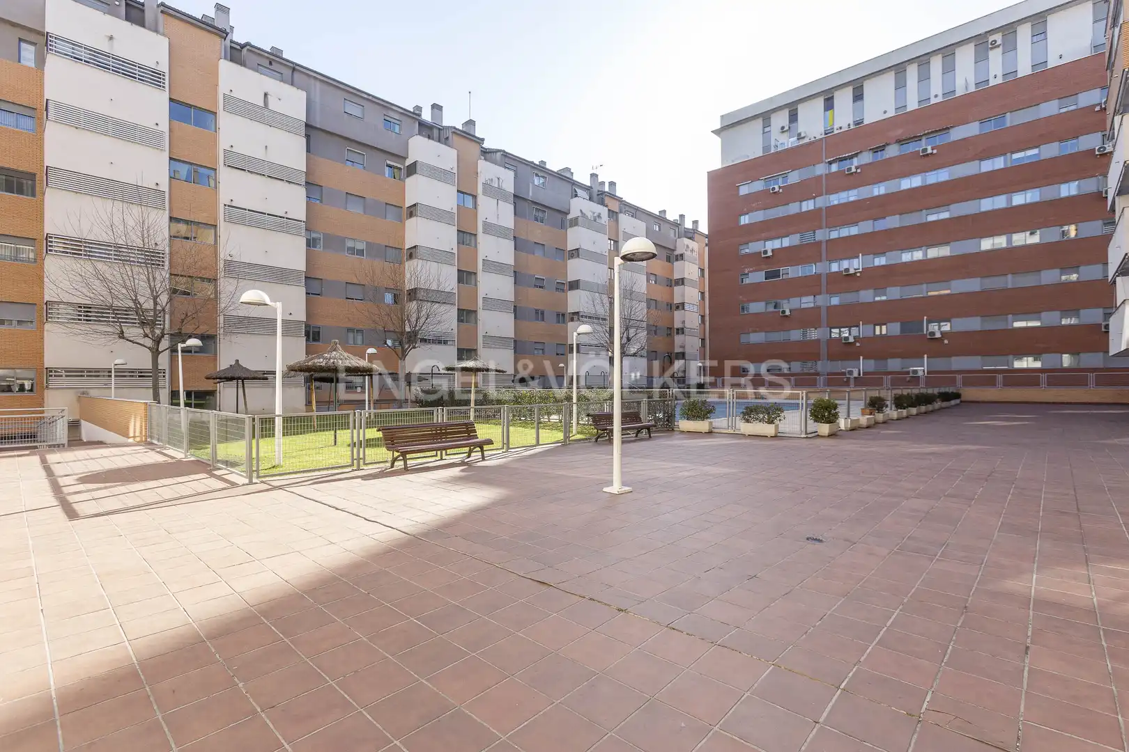 Terrasse von Wohnung zur Miete in Alcorcón mit Klimaanlage, Heizung und Parkett