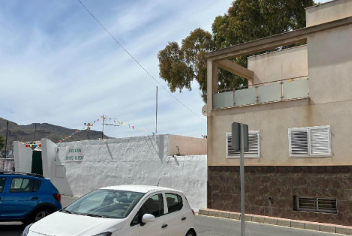Vista exterior de Casa adosada en venda en Huércal de Almería
