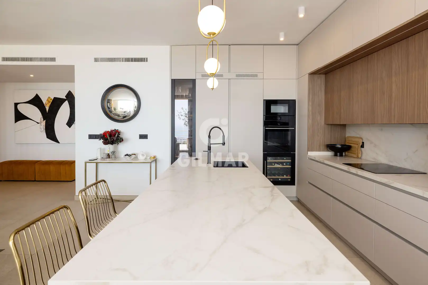 Cocina de Dúplex en venta en Benalmádena con Calefacción, Jardín privado y Piscina