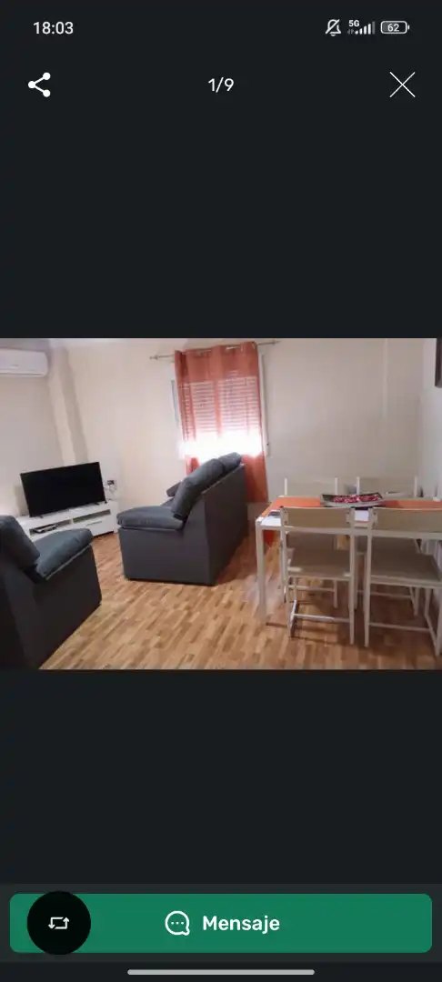 Sala d'estar de Pis de lloguer en Dúdar amb Moblat