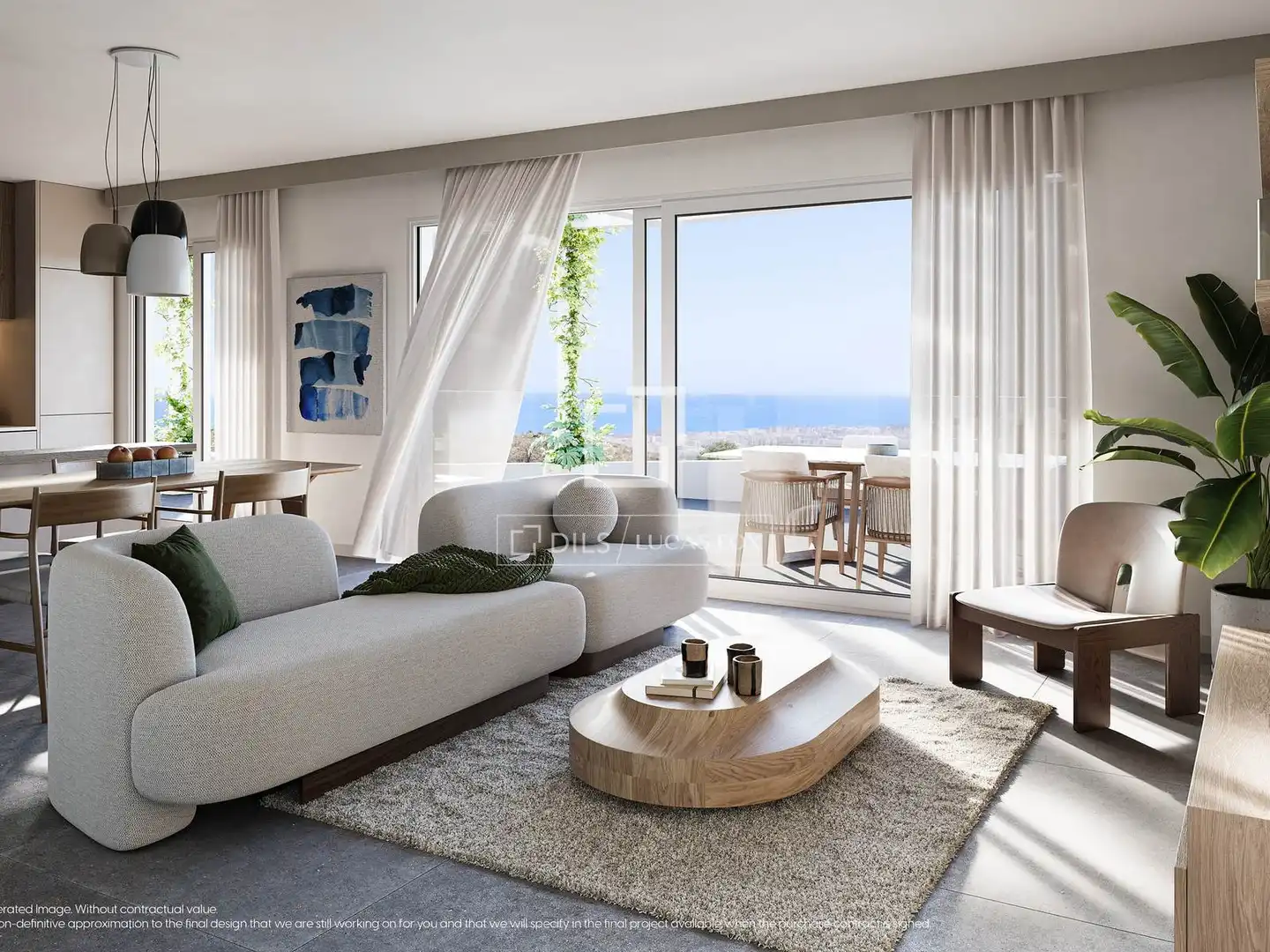 Living room of Attic for sale in Mijas  with Air Conditioner, Heating and Terrace