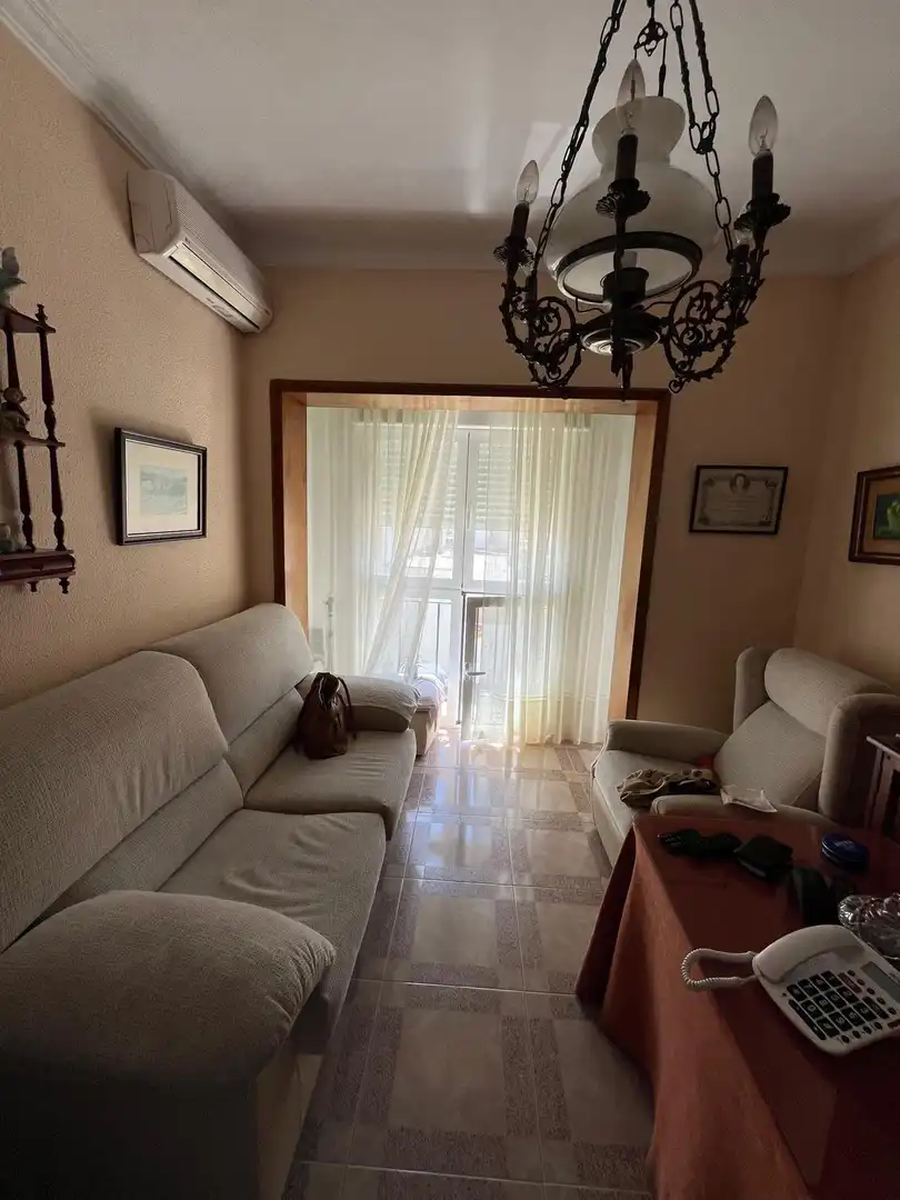 Living room of Flat for sale in Chiclana de la Frontera  with Heating, Storage room and Furnished