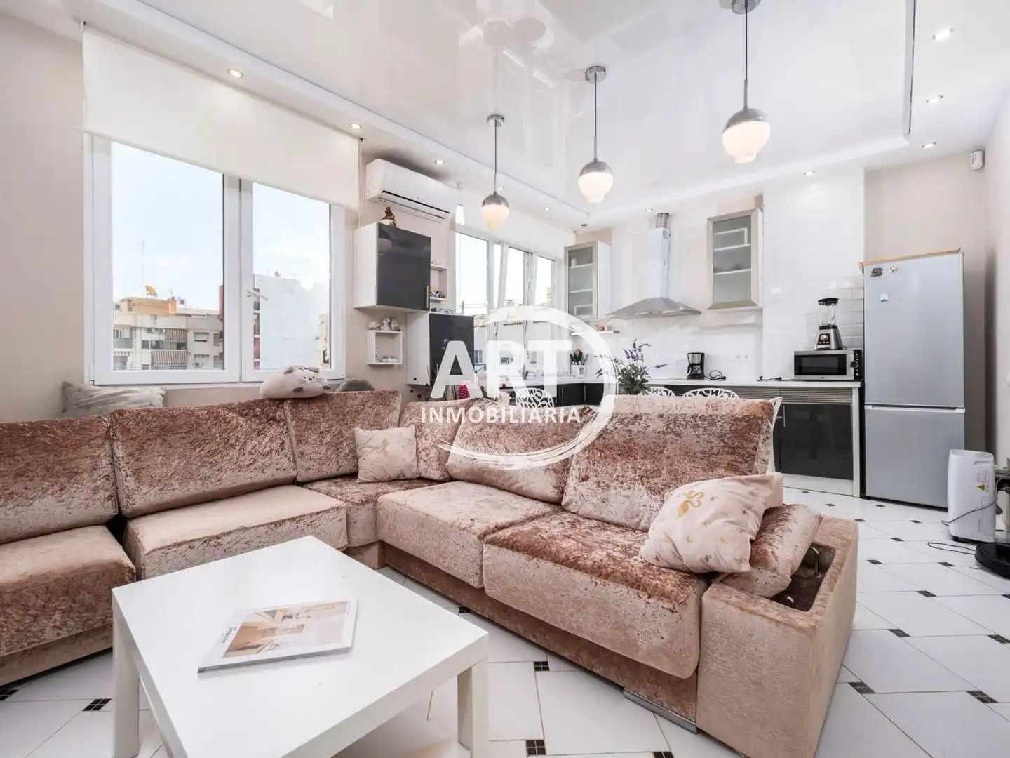 Sala de estar de Piso en venta en  Valencia Capital con Aire acondicionado y Amueblado