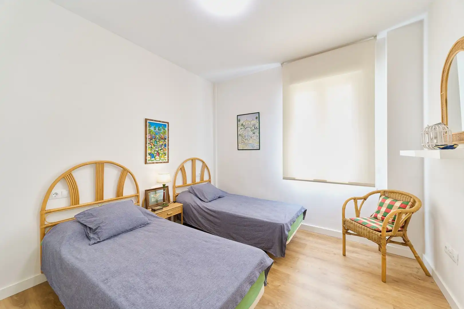 Schlafzimmer von Wohnung zum Verkauf in Málaga mit Klimaanlage, Heizung und Terrasse