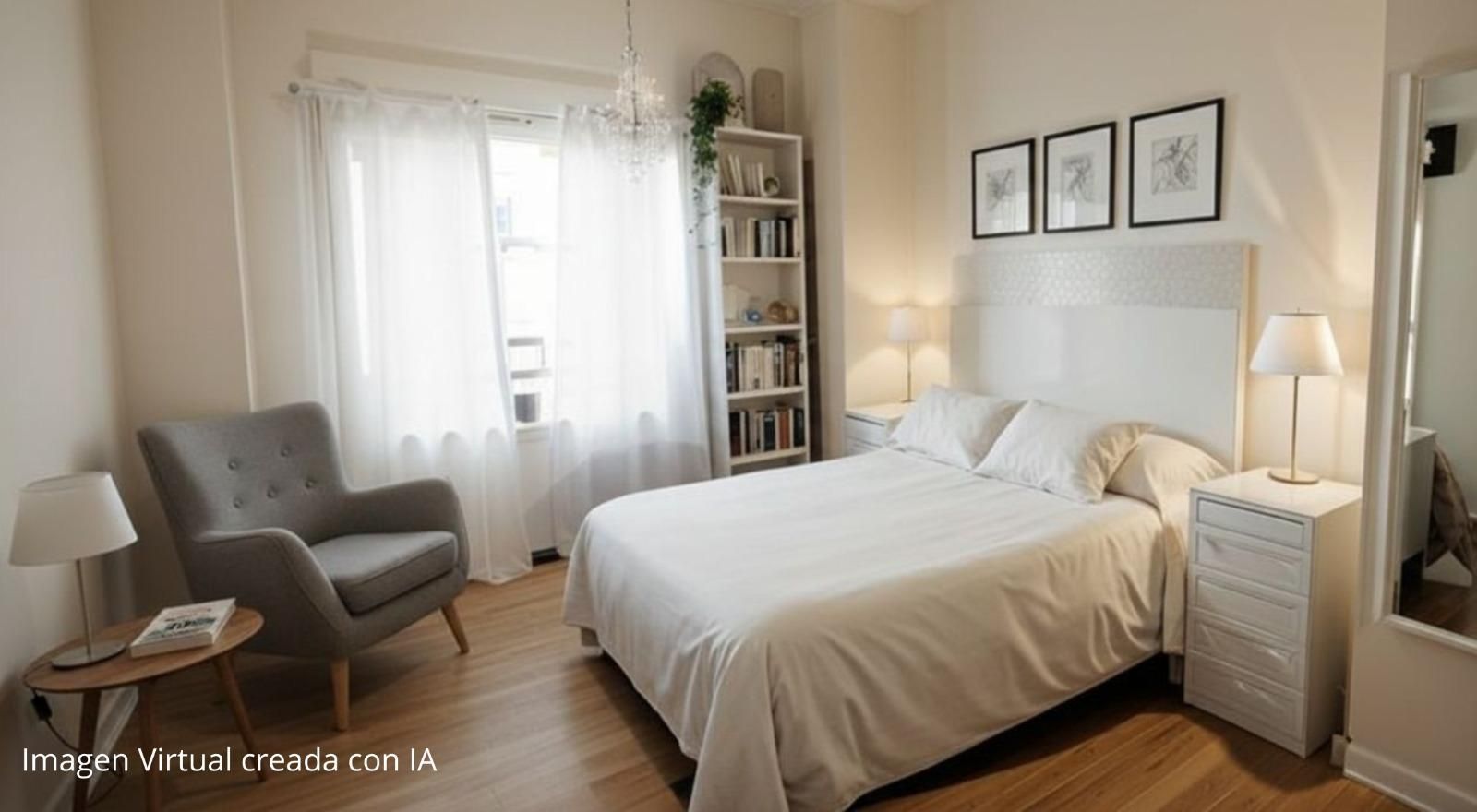 Bedroom of Flat for sale in  Barcelona Capital  with Heating and Balcony