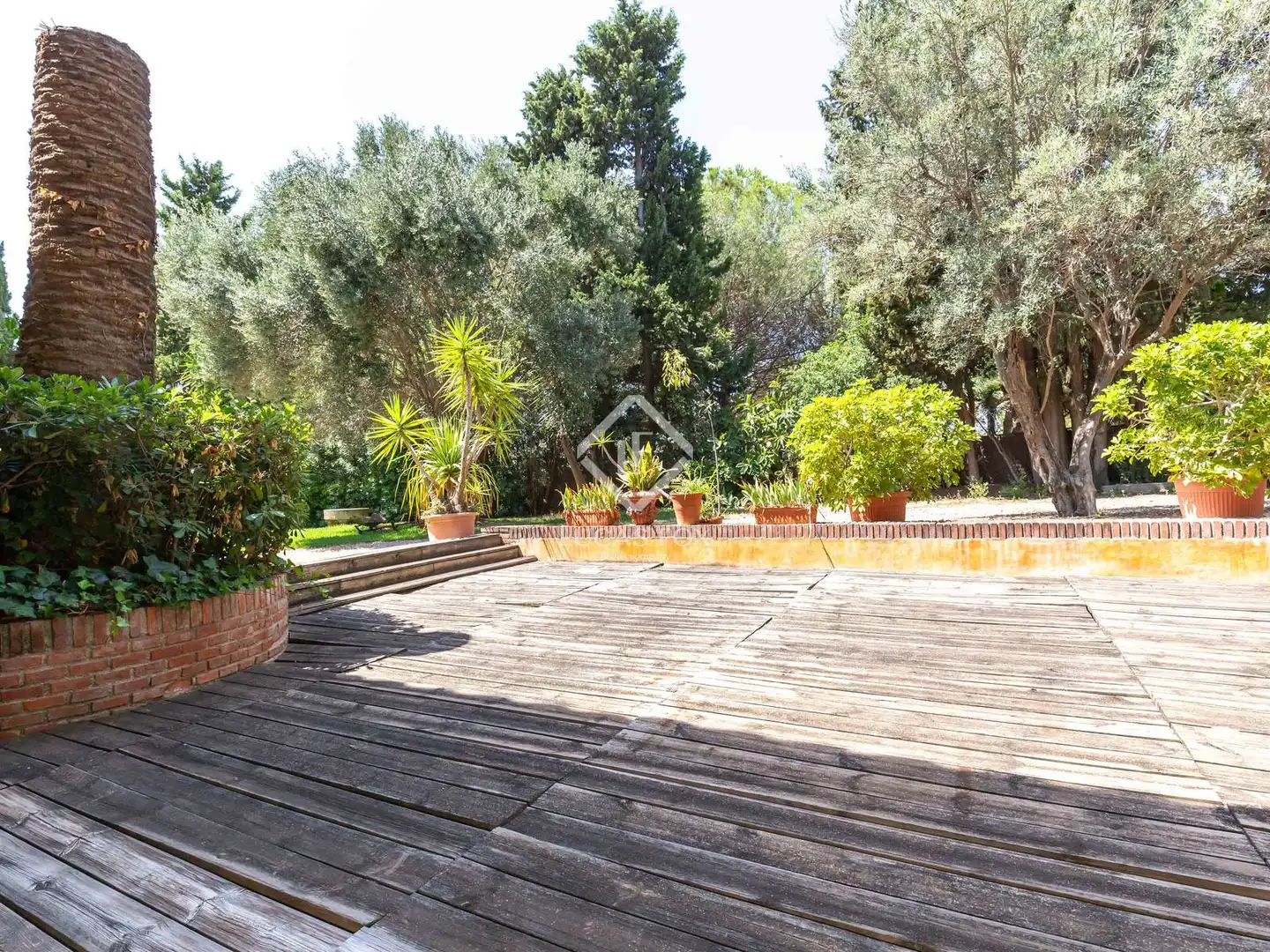 Garden of Houses for sale in Esplugues de Llobregat  with Air Conditioner, Heating and Private garden
