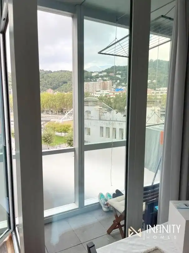 Balcony of Flat for rent in Bilbao   with Air Conditioner, Heating and Terrace