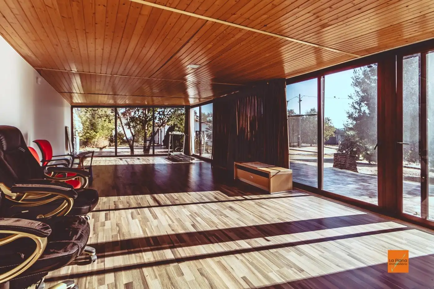 Sala de estar de Casa o chalet en venta en Santa Bàrbara con Calefacción, Jardín privado y Parquet