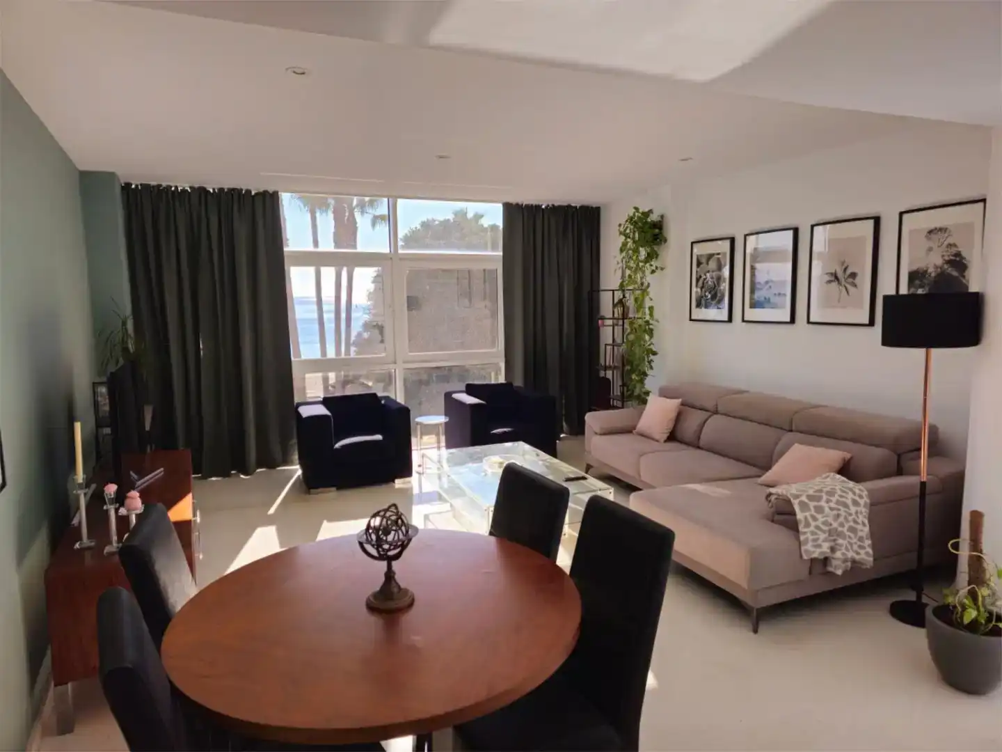 Living room of Flat for rent in Estepona Pueblo