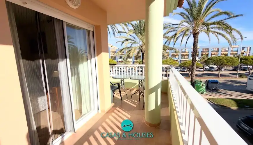 Balcony of Detached homes for sale in La Manga del Mar Menor  with Air Conditioner, Heating and Private garden