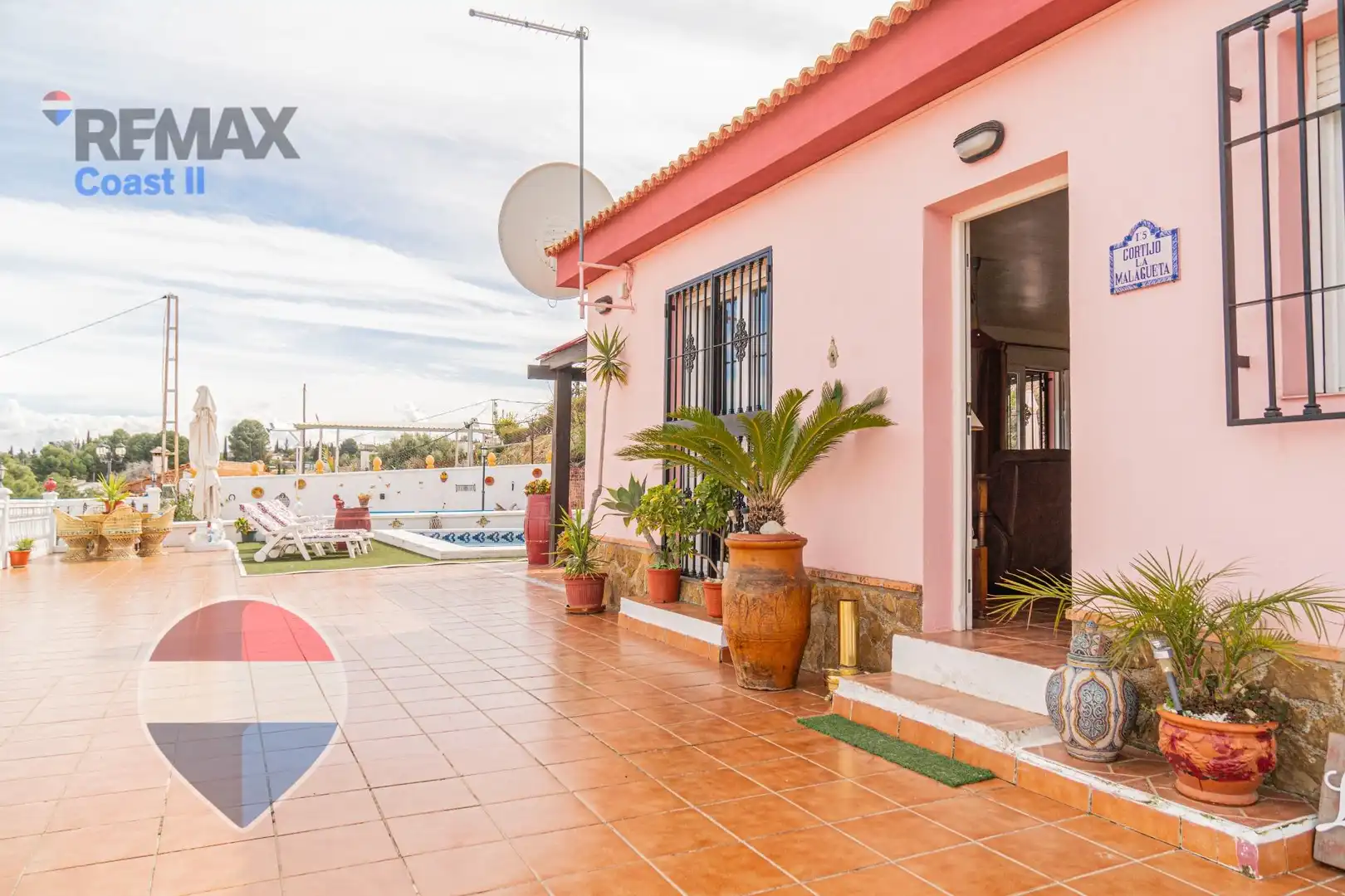 Vista exterior de Casa o chalet en venta en Moraleda de Zafayona con Aire acondicionado, Calefacción y Jardín privado