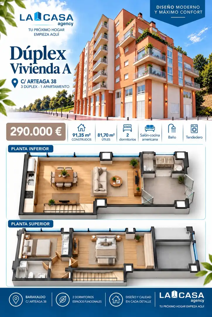 Dúplex amb terrassa en venda a Bagatza - San Vicente, imagen 2