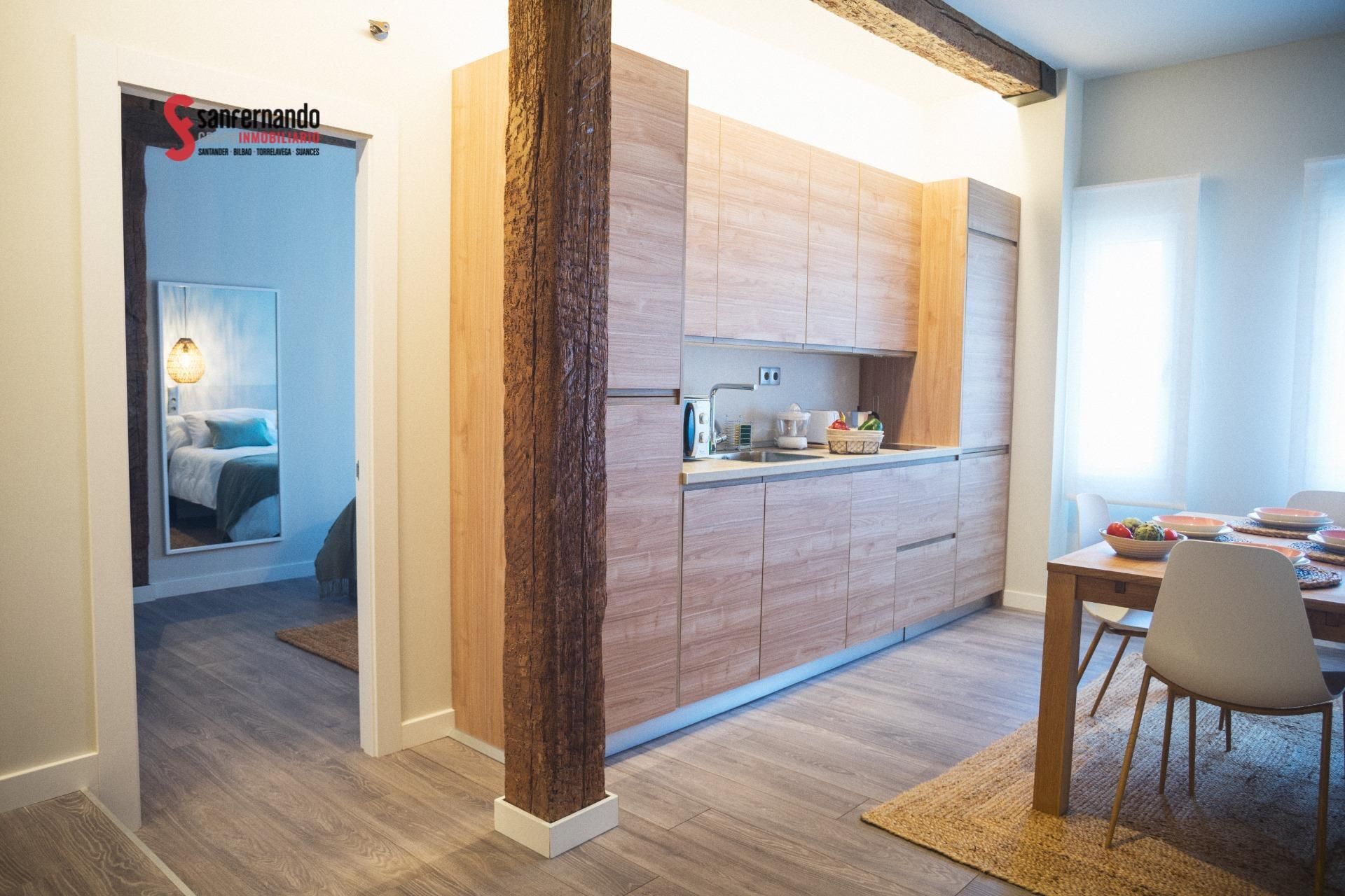 Kitchen of Apartment to rent in Santander  with Heating