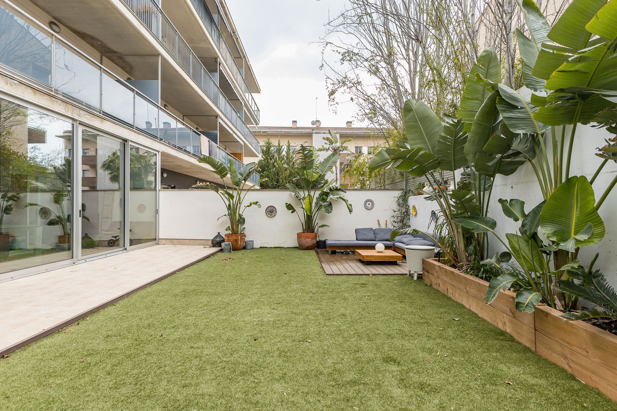 Terraza de Apartamento en venta en Sitges con Aire acondicionado, Calefacción y Jardín privado