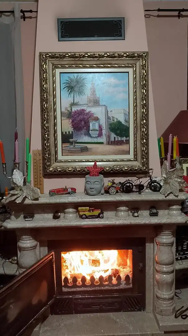 Sala d'estar de Casa o xalet en venda en Mollina amb Aire condicionat, Calefacció i Jardí privat