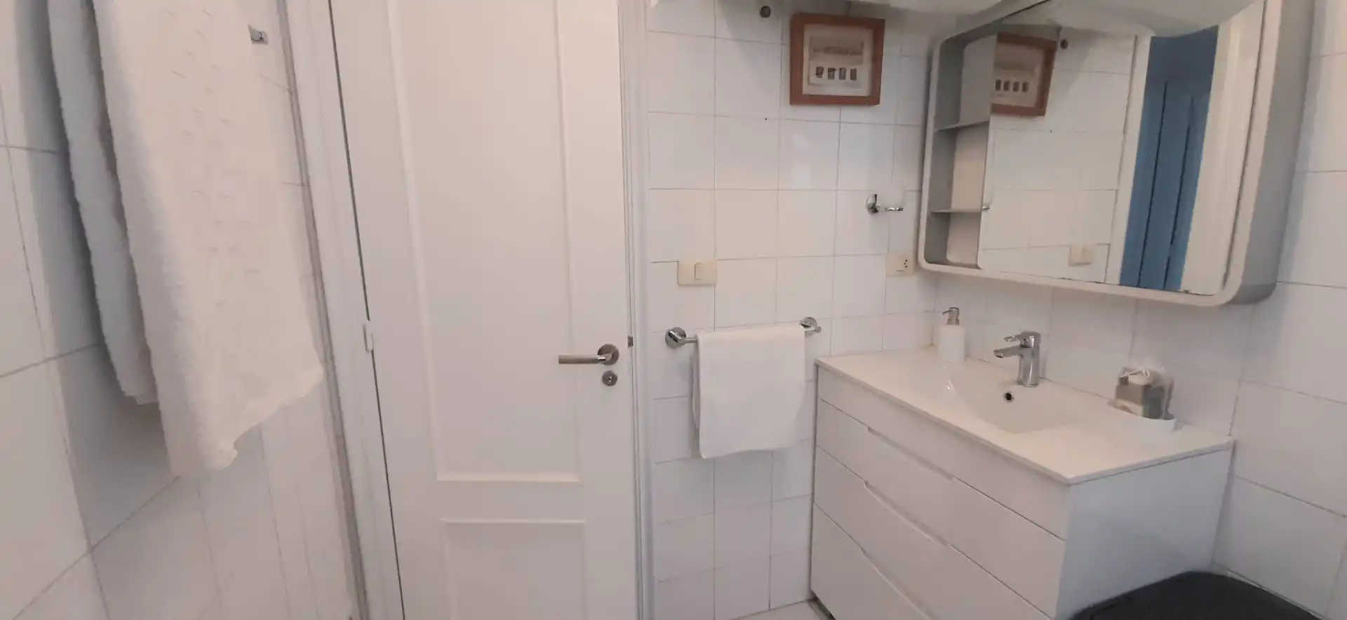 Bathroom of Attic for rent in Baiona  with Furnished, Balcony and Community pool
