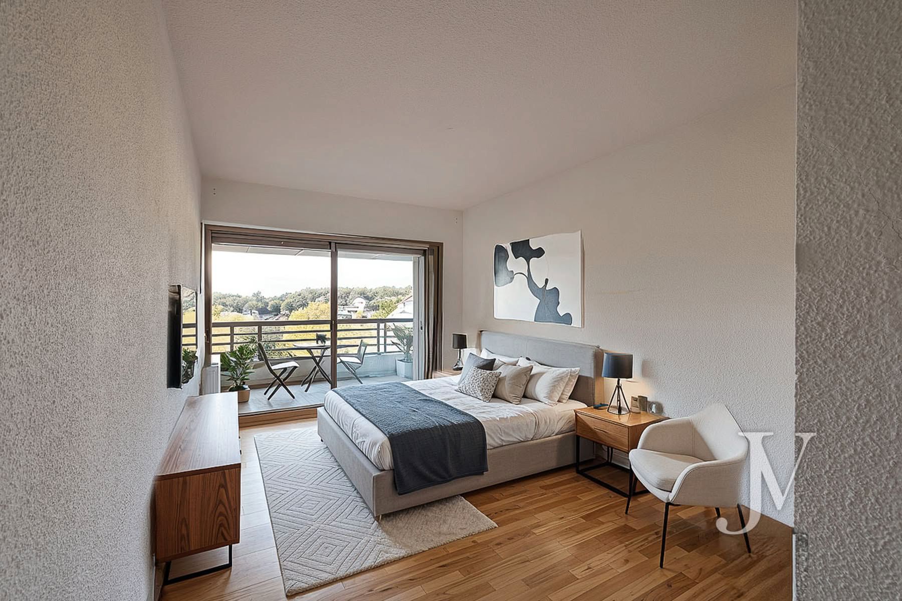 Bedroom of Flat for sale in  Madrid Capital  with Heating, Terrace and Storage room