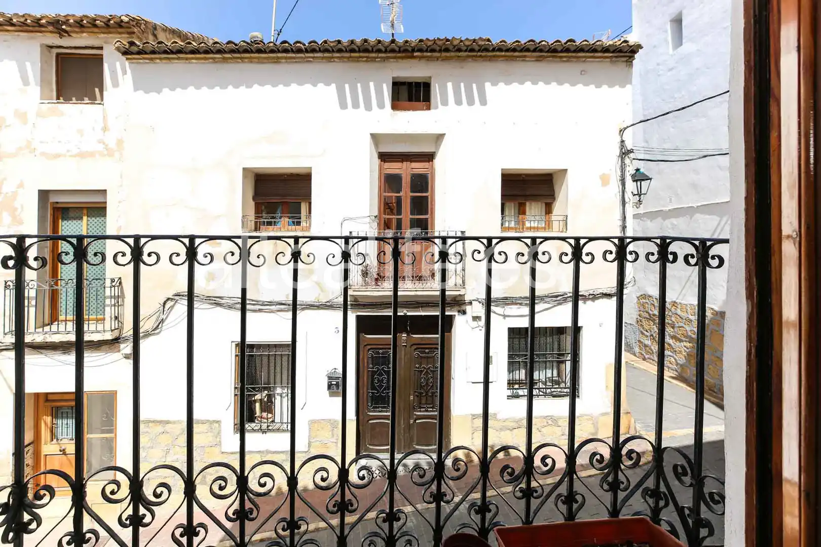 Vista exterior de Casa adosada en venta en Polop con Aire acondicionado, Trastero y Balcón