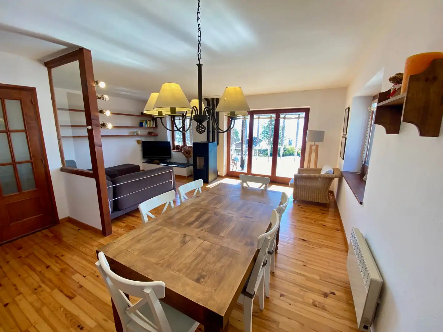 Dining room of Detached homes for rent in Guils de Cerdanya  with Heating, Private garden and Parquet flooring