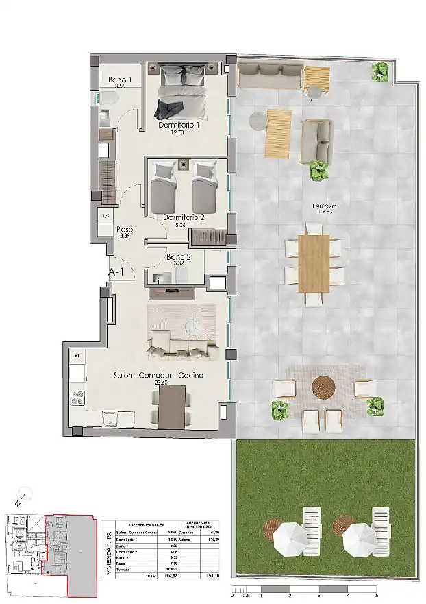 Apartament amb terrassa en venda a Santa Pola ciudad, imagen 23