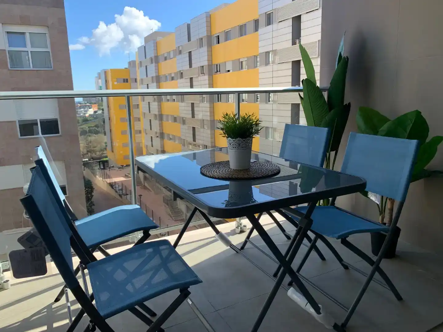 Balcony of Flat for rent in Las Palmas de Gran Canaria  with Parquet flooring, Swimming Pool and Furnished