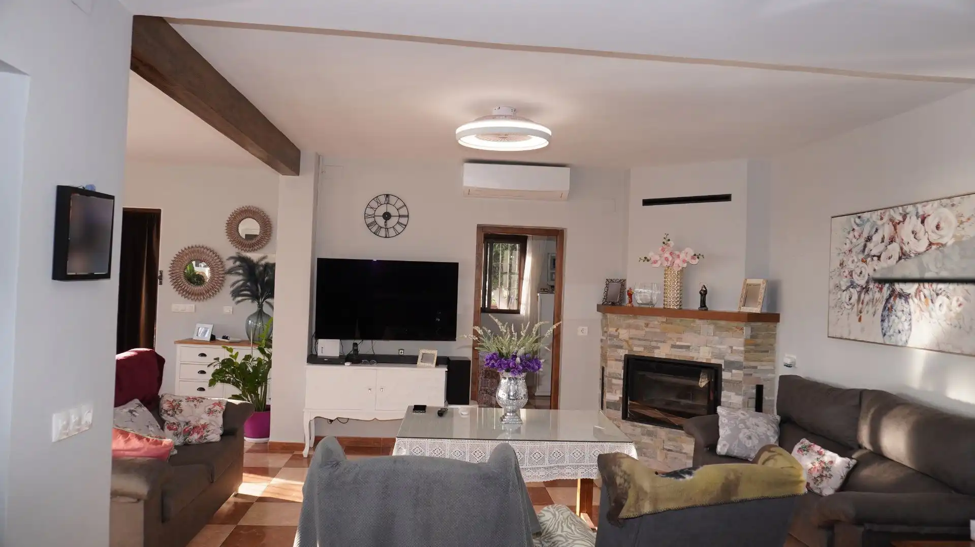 Sala d'estar de Finca rústica en venda en Motril amb Aire condicionat, Terrassa i Traster