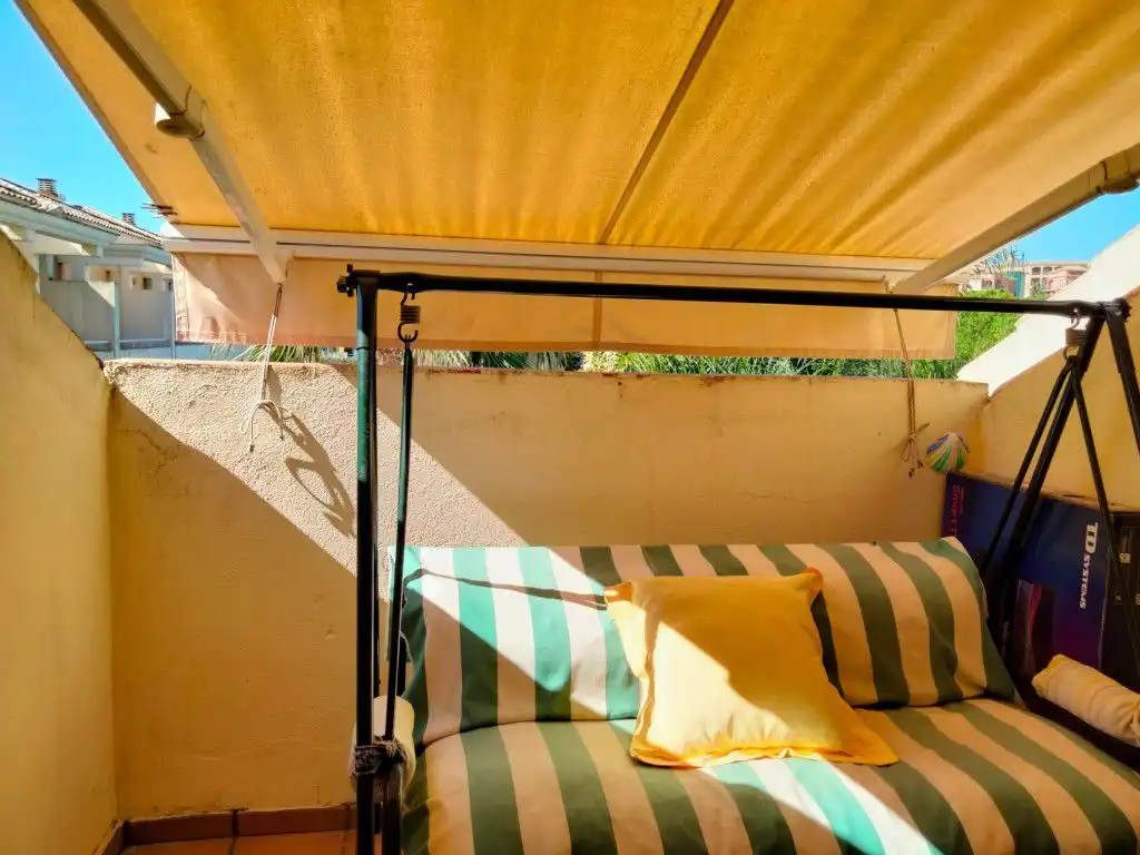 Terraza de Casa adosada en venta en Islantilla con Piscina comunitaria