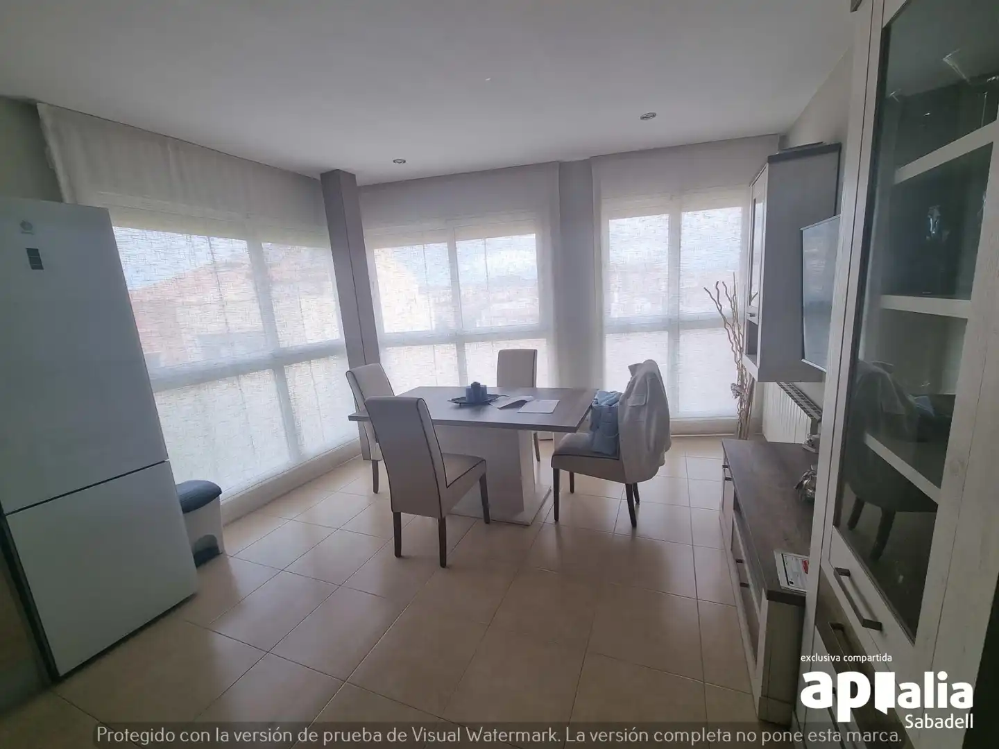 Dining room of Attic for sale in Sabadell  with Heating, Terrace and Furnished