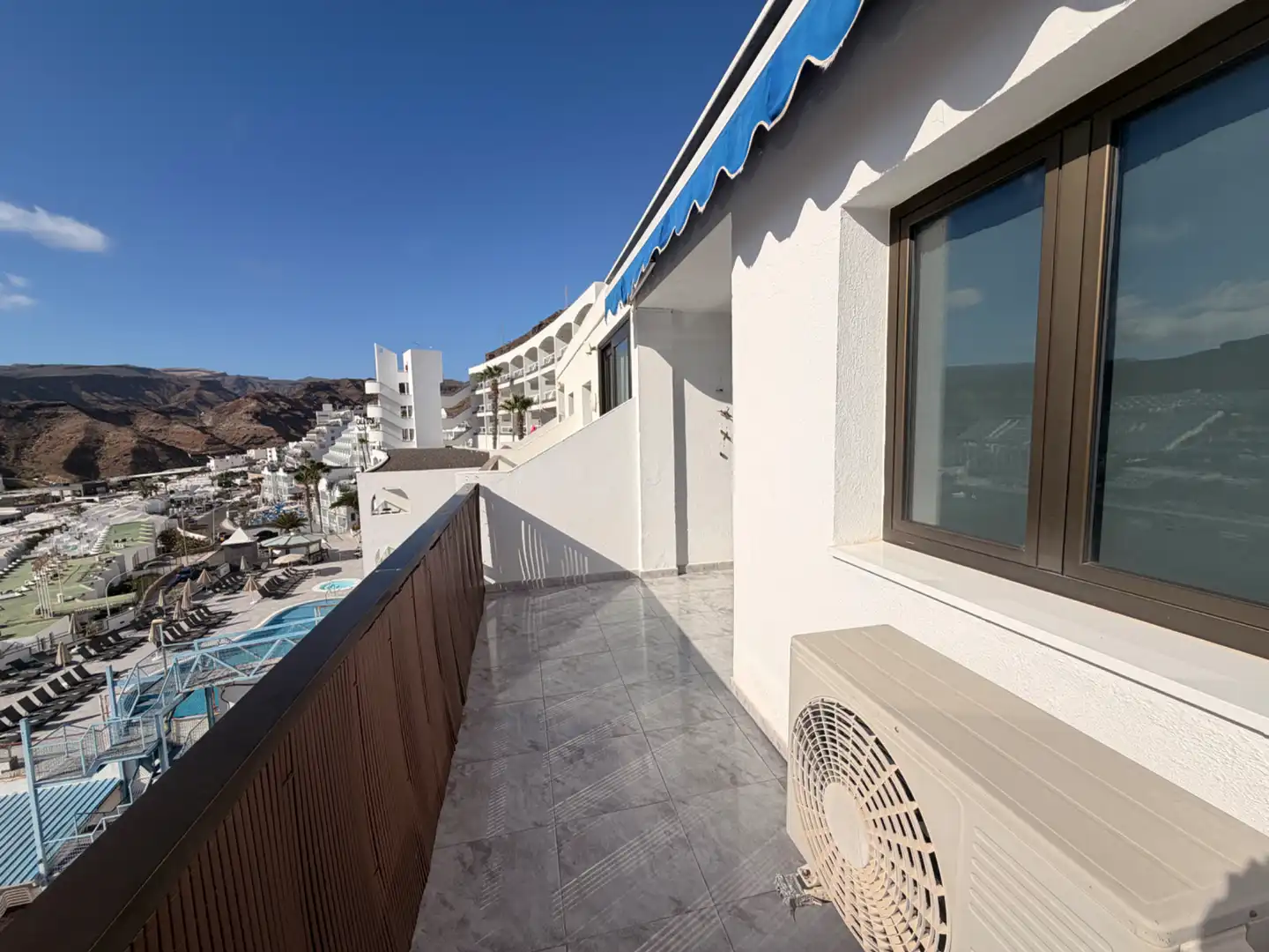 Terrassa de Apartament en venda en Mogán amb Aire condicionat, Terrassa i Moblat