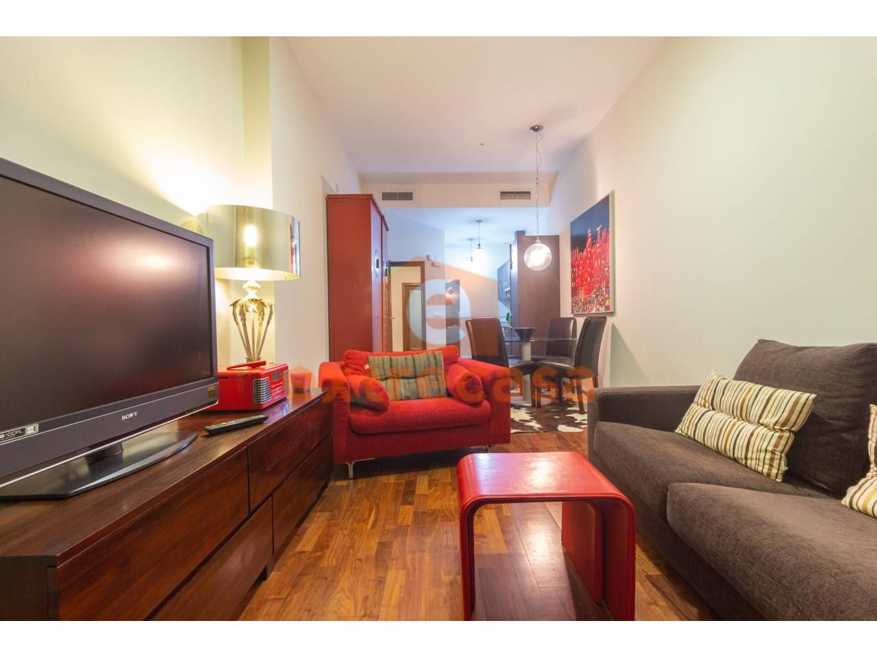 Living room of Apartment to rent in Badajoz Capital  with Air Conditioner, Heating and Parquet flooring