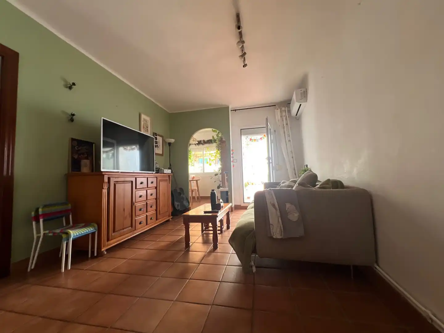 Sala de estar de Piso en venta en Badalona con Aire acondicionado, Calefacción y Terraza