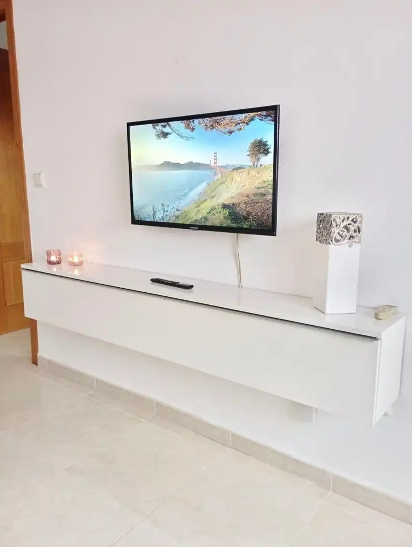 Wohnzimmer von Wohnungen zur Miete in Guardamar del Segura mit Klimaanlage, Heizung und Schwimmbad