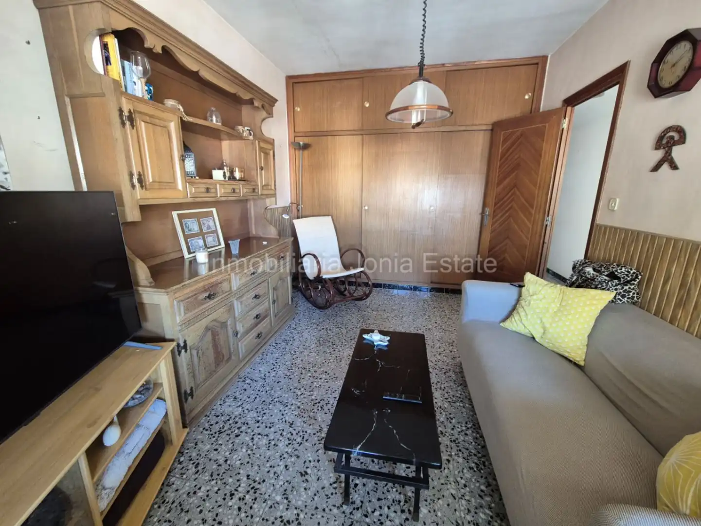 Sala d'estar de Apartament en venda en Villajoyosa / La Vila Joiosa amb Aire condicionat, Jardí privat i Terrassa