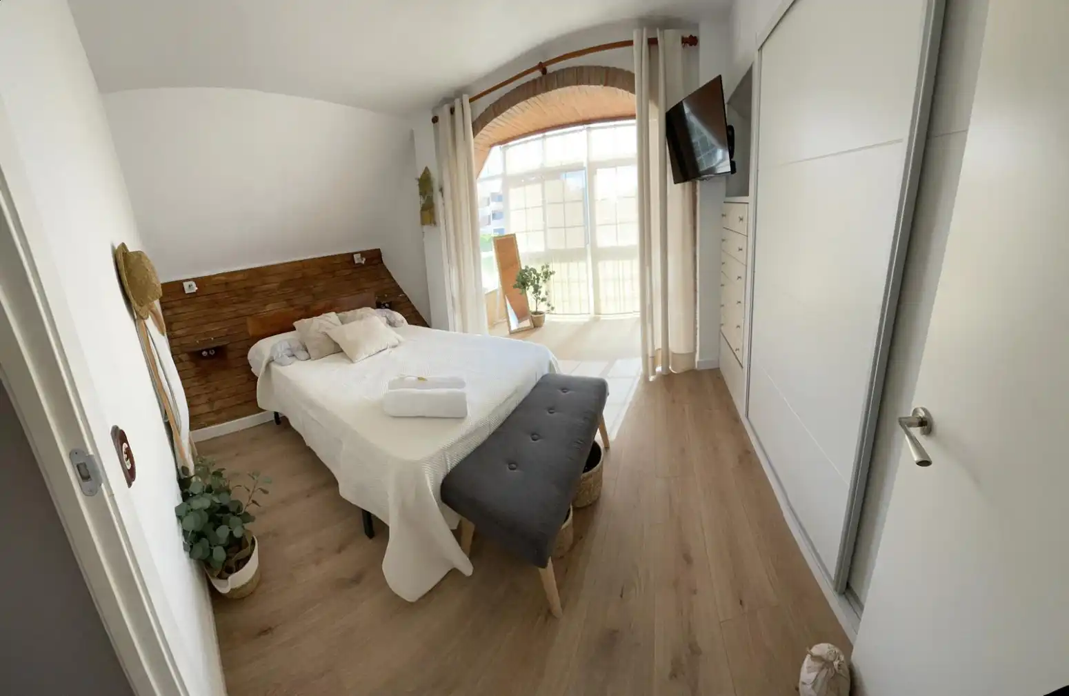 Schlafzimmer von Wohnung zur Miete in Torremolinos mit Terrasse und Möbliert