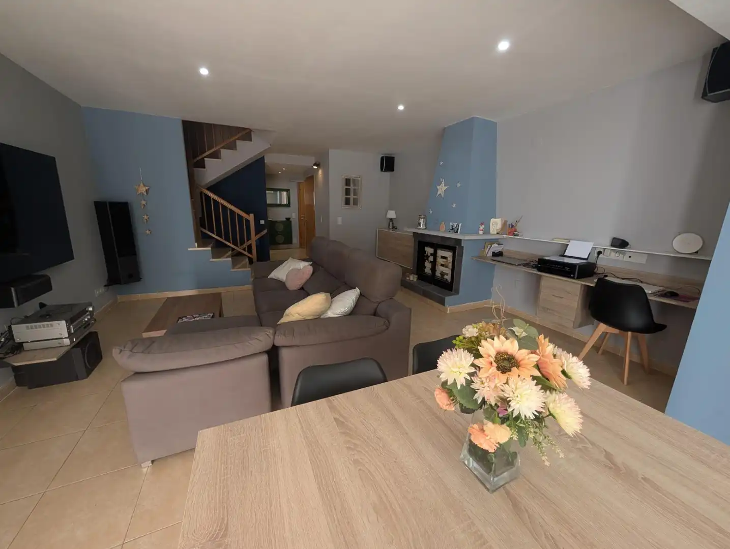 Sala de estar de Casa adosada en venta en Alcanar