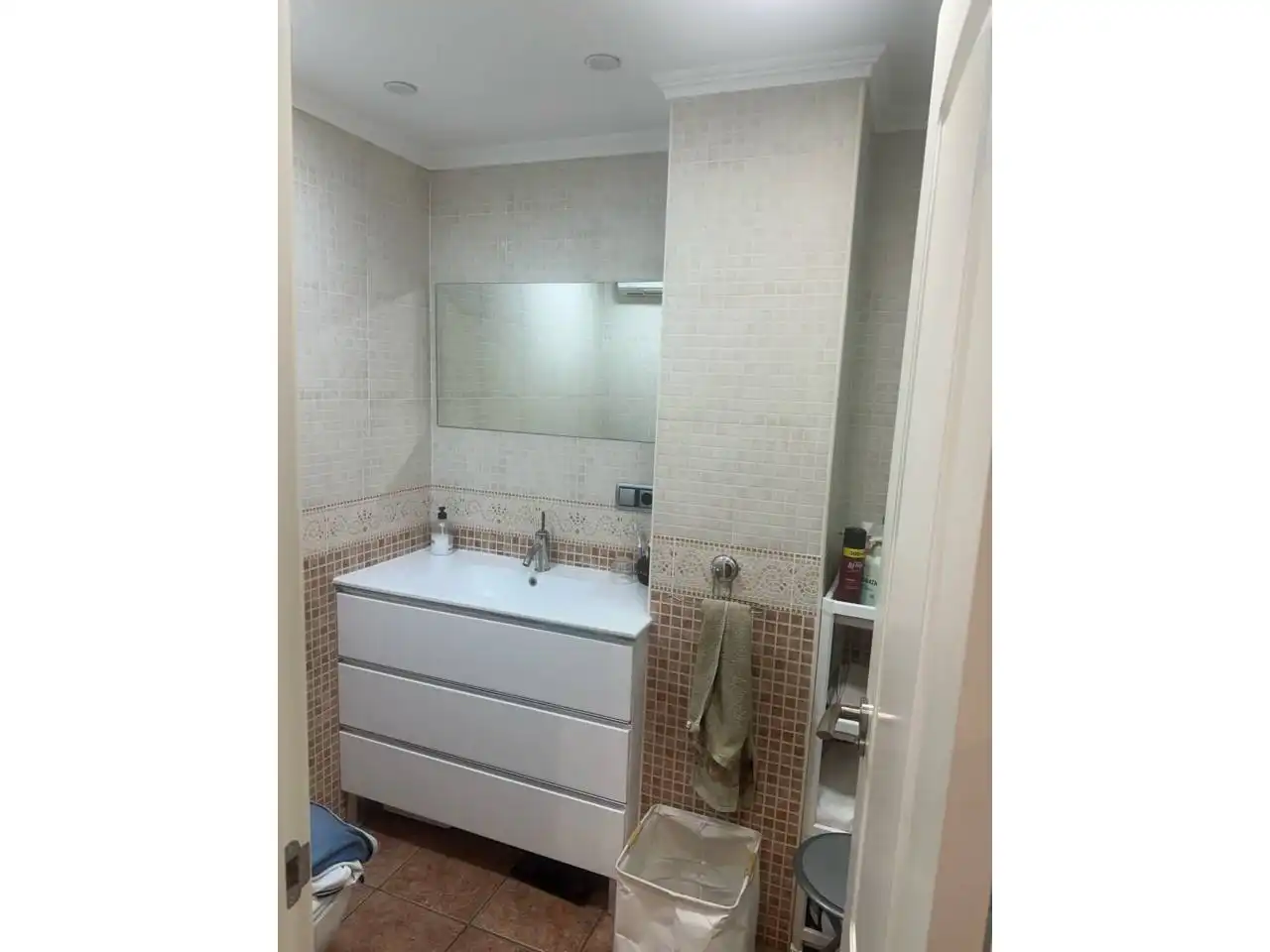 Bathroom of Attic for sale in Valencia  with Air Conditioner, Parquet flooring and Terrace