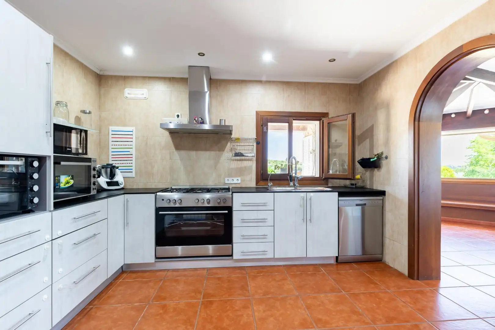 Kitchen of Country homes for sale in Selva  with Air Conditioner, Heating and Private garden