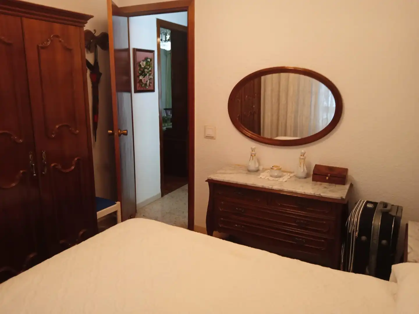 Bedroom of Flat for rent in Leganés  with Heating, Terrace and Furnished