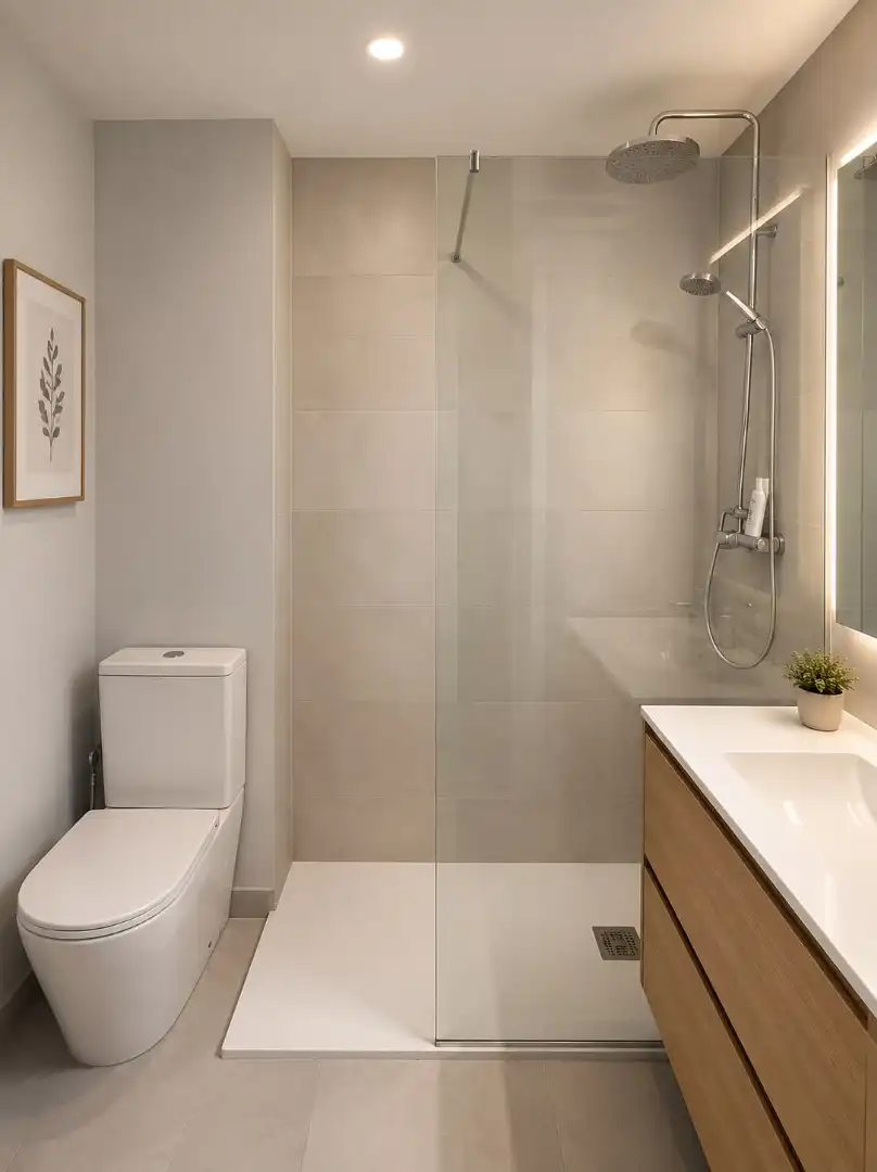 Bathroom of Houses for sale in Sevilla  with Air Conditioner, Parquet flooring and Balcony