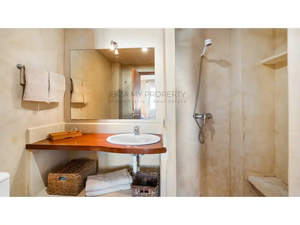 Bany de Apartament en venda en Formentera amb Aire condicionat, Terrassa i Moblat