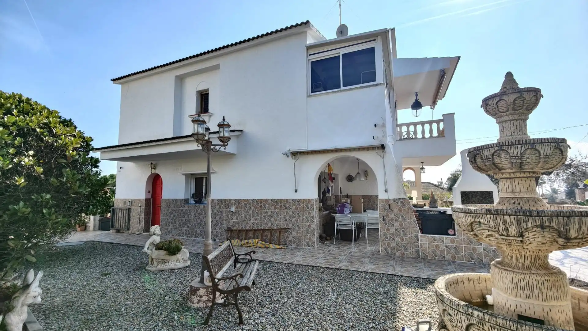 Vista exterior de Casa o chalet en venta en Cunit con Calefacción, Jardín privado y Terraza