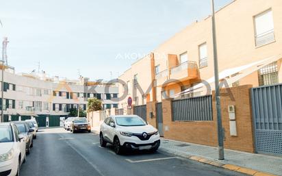 Exterior view of Single-family semi-detached for sale in  Huelva Capital  with Air Conditioner and Swimming Pool