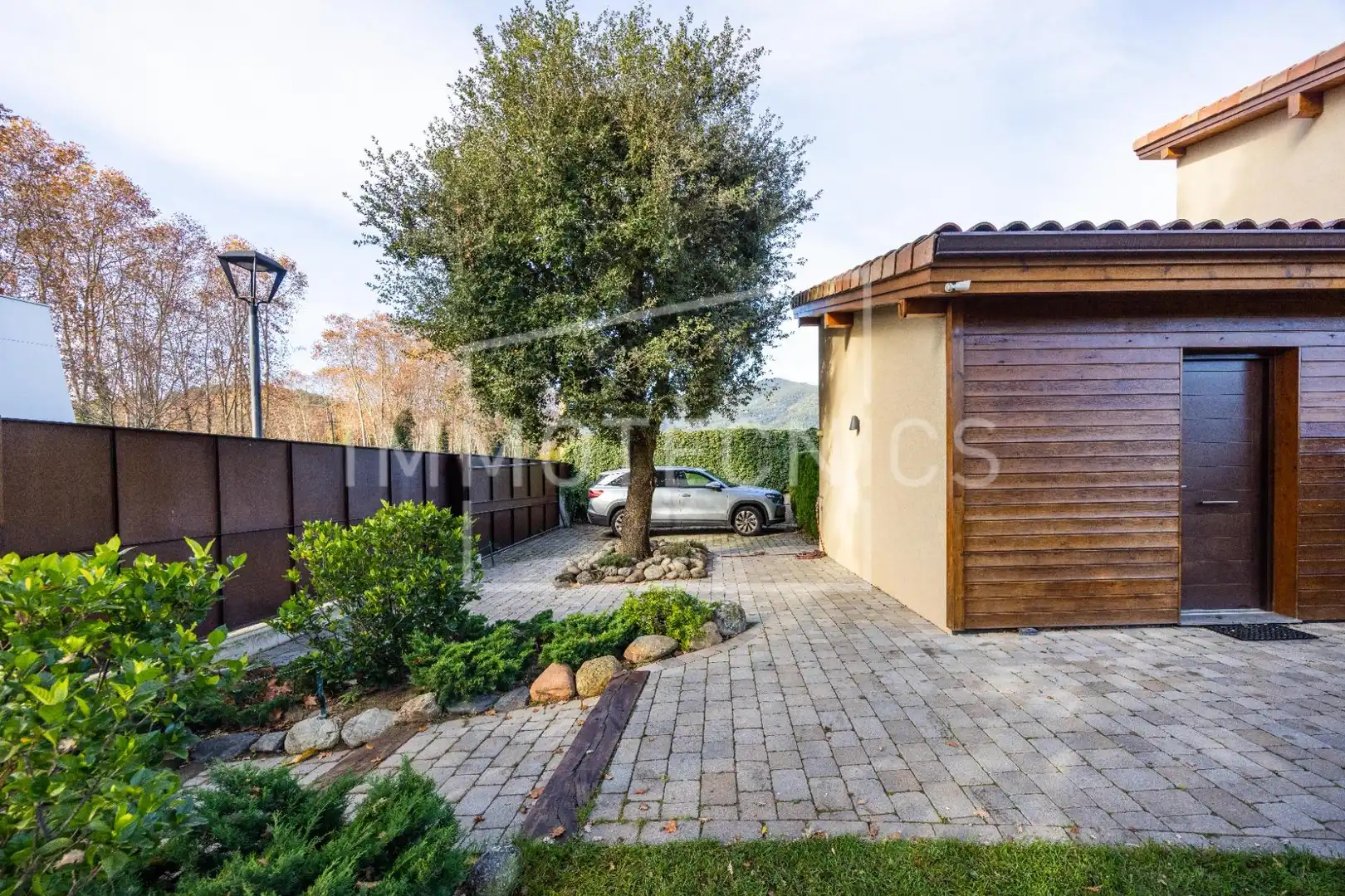 Vista exterior de Casa o xalet en venda en Sant Esteve de Palautordera amb Aire condicionat, Jardí privat i Piscina